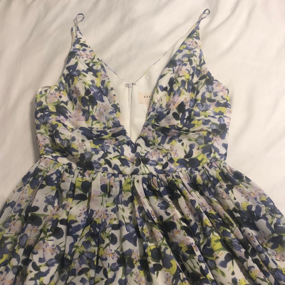 Everly long spring flower dress